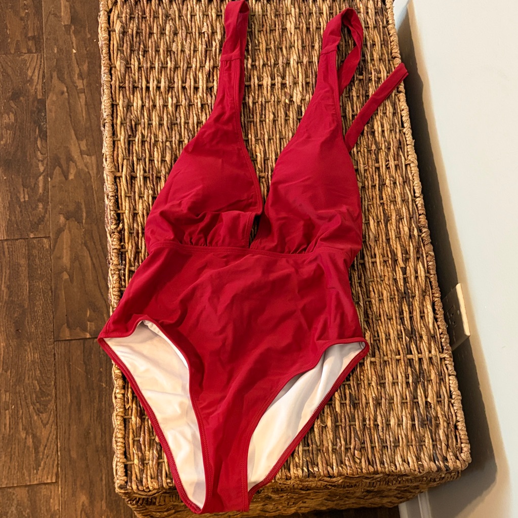 Nwt Cupshe Red One Piece Swimsuit
